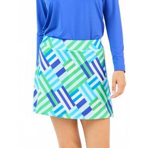 NEW MARY SQUARE saratoga skort in swept away green